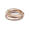 Hot Betsy & Iya Smooth Gold-filled stacker ring