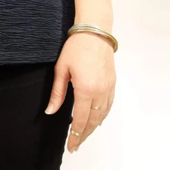 Hot Betsy & Iya Smooth Gold-filled stacker ring