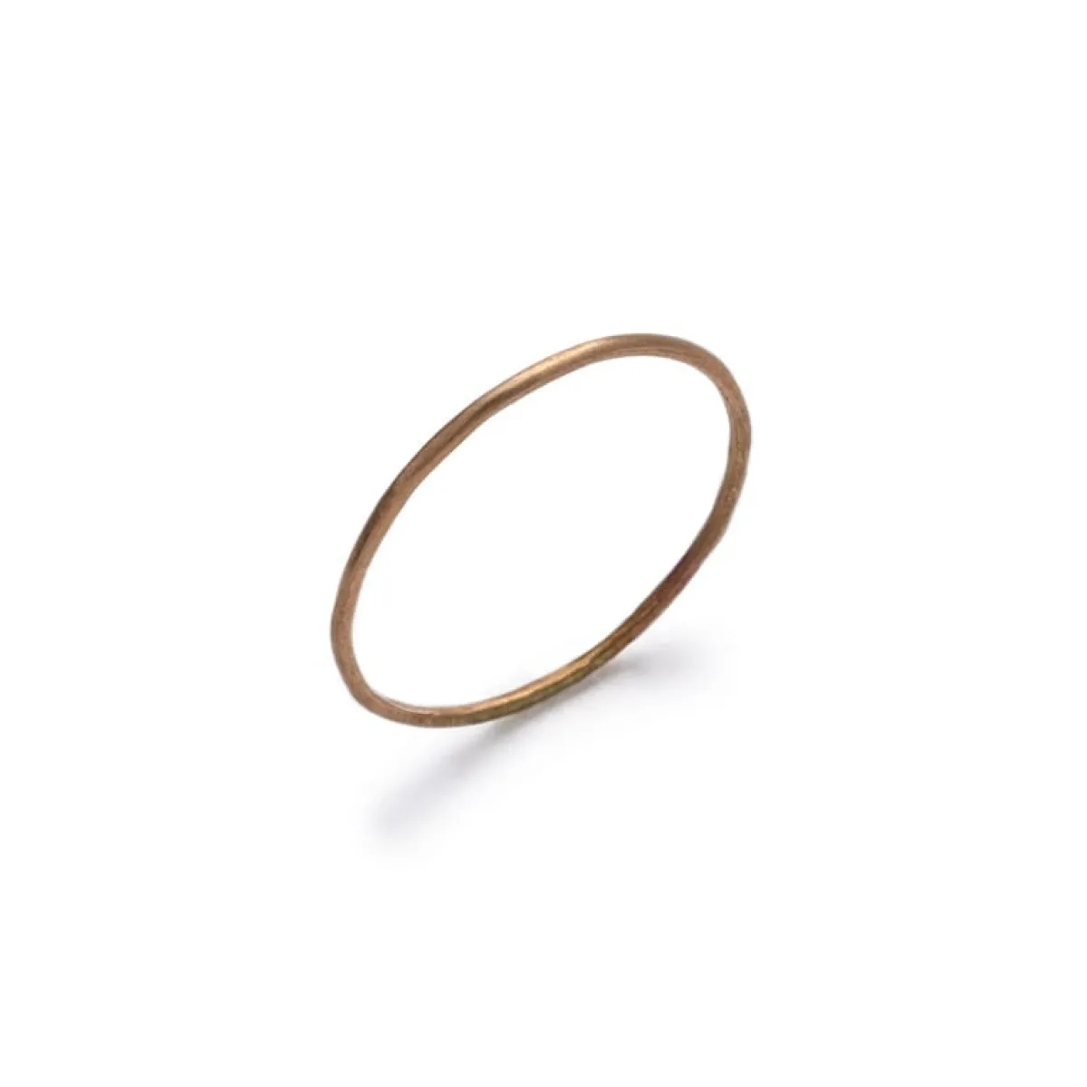 Hot Betsy & Iya Smooth Gold-filled stacker ring