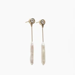 New Betsy & Iya Somni Pearl Drop post earrings