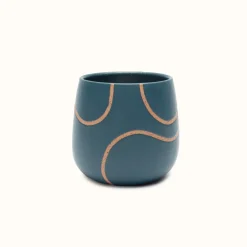 New Betsy & Iya Tea Cup Tumbler with Squiggle
