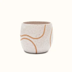 New Betsy & Iya Tea Cup Tumbler with Squiggle