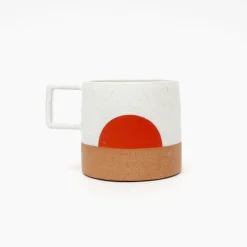 Outlet Betsy & Iya White Harvest Moonrise Wolf Mug